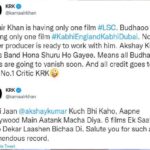 'You laid dead bodies by giving flops in 6 films together..', Akshay Kumar mocked by KRK, trolled badly, 'You laid dead bodies by giving flops in 6 films together..', KRK mocked Akshay Kumar, trolled badly