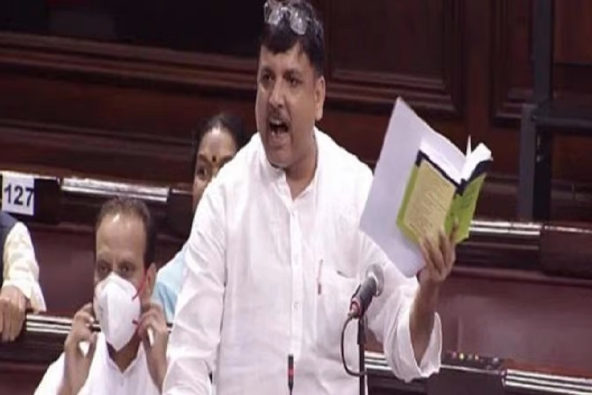 'AAP' MP Sanjay Singh had to create a ruckus in Rajya Sabha, suspended for a week, 'AAP' MP Sanjay Singh had to create a ruckus in Rajya Sabha, suspended for a week