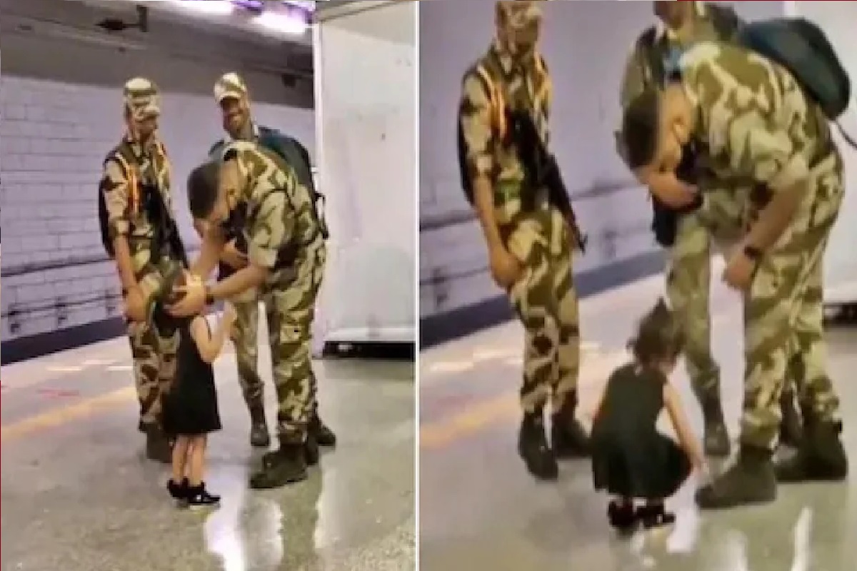 The girl touches her feet and becomes emotional, this viral video will touch your heart too
