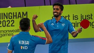 India won the gold medal in Table Tennis, champion for the second time in the men's team event