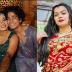 Bhojpuri Hasina Nidhi Jha celebrated the first Teej after marriage, wreaked havoc in a red red sari, Bhojpuri Hasina Nidhi Jha celebrated the first Teej after marriage, wreaked havoc in a red red sari