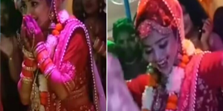 Bhojpuri song's fever on the groom, suddenly the bride robbed the limelight by entering, watch video