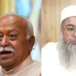 Mohan Bhagwat is rashtrapita and rashtrarishi of India says imam chief - he is the father of the nation;  Imam Ilyasi after meeting RSS chief Mohan Bhagwat