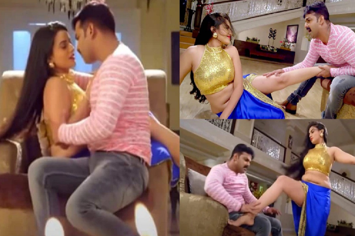 The romance of Bhojpuri cinema's strong couple Pawan Singh and Akshara Singh will be missed, this video of them has been viewed more than 200 million times.