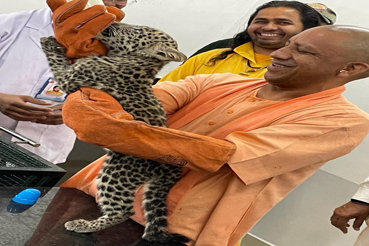 Chief Minister did the naming after feeding milk to two female leopard cubs