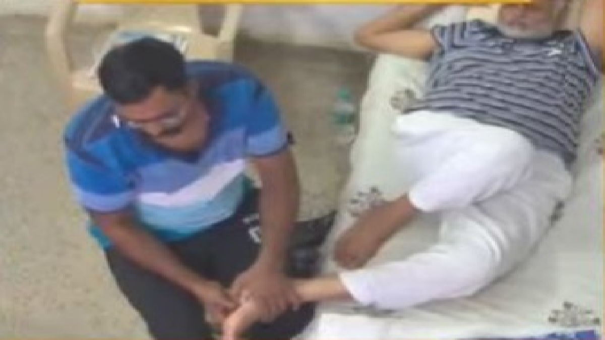 massage of satyendra jain in jail