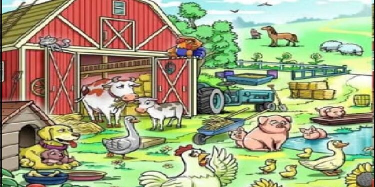 Find the chicken in the given picture, you have 7 seconds