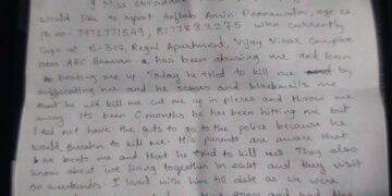 shraddha walkar letter to police