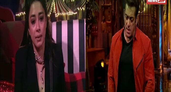 Bigg Boss 16 Tina Dutta said this about Shalin Bhanot, Salman Khan got angry