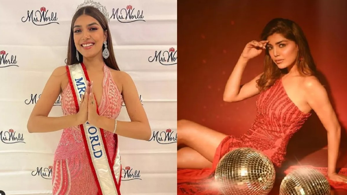 Kashmir's daughter did amazing, won the title of Mrs. World 2022, everyone is saluting
