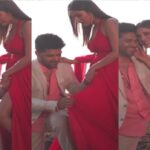 Guru Randhawa was seen covering Shahnaz's feet with a cloth, then Shahnaz did something that made the singer blush with shame