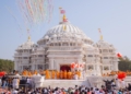 The consecration ceremony of the memorial temple of Brahmaswarup Pramukhswami Maharaj in Sarangpur pilgrimage was completed