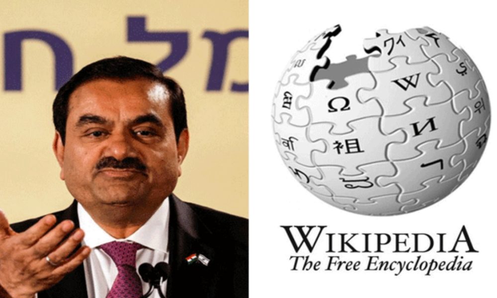 'An attempt to polish Adani's image with fake accounts'... Wikipedia makes serious allegations against Adani Group