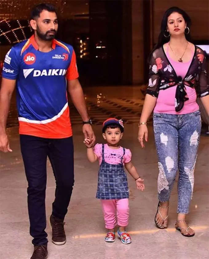 Daughter is the apple of Mohammed Shami's eyes