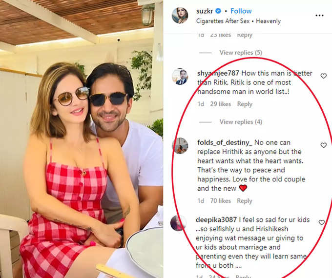 Sussanne Khan with Arslan Goni in her romantic Valentines Day post