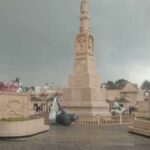 Ujjain: In Ujjain's Mahakal Lok, the idols fell in the storm, devotees narrowly survived the incident