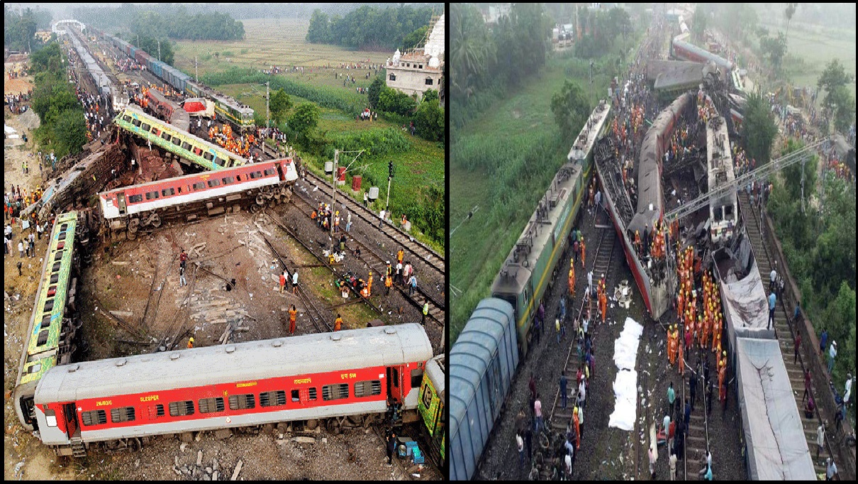 Big Accident Averted: Big accident averted!  Crack came in the coach of a moving train, railway officials alighted passengers as soon as they saw it