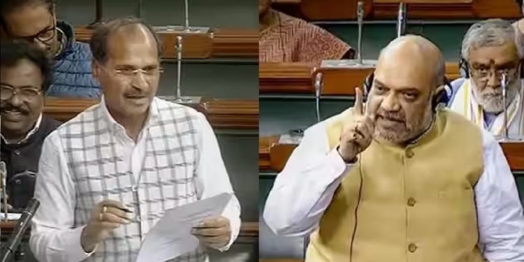 When Adhir tried to take credit on the Women's Reservation Bill, Amit Shah stopped speaking like this!