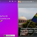 "Because love is love...", Bhumi said this on the Supreme Court's decision on same sex marriage, many actresses reacted