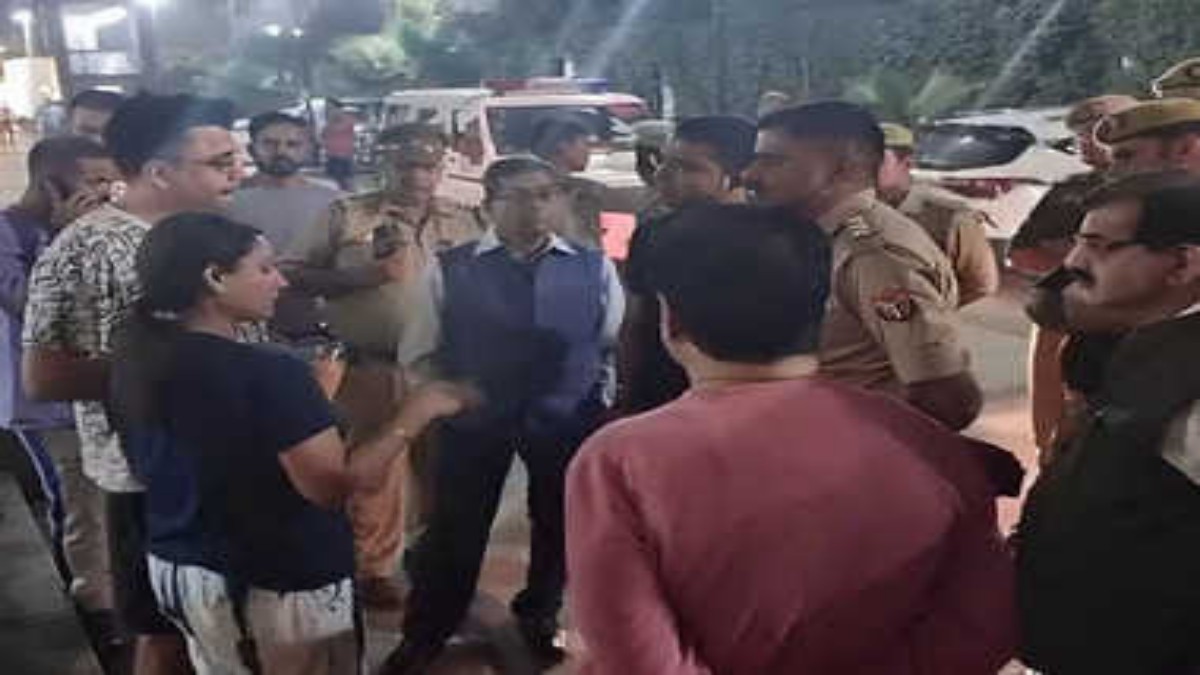 Chaos again over dog in high rise society in Noida, retired IAS slapped in lift, woman scuffled with officer along with husband