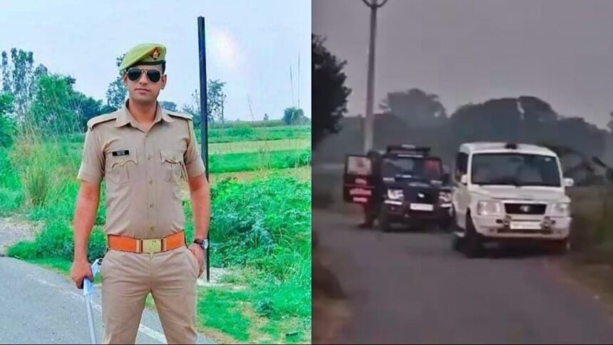 Constable Sachin Rathi injured in attack on police team in Kannauj, died, miscreants shot him