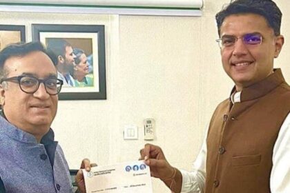 Donate for the country: Sachin Pilot handed over the donation cheque, read how much he contributed