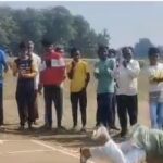 MLA's leadership came out on the cricket pitch, he played such a shot that it went viral VIDEO