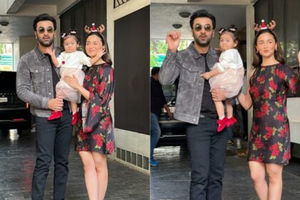 Ranbir Kapoor-Alia Bhatt show daughter Raha's face for the first time, watch video