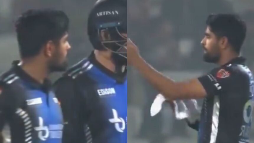 Babar Azam could not control his anger during the match, umpire had to intervene, watch video - India TV Hindi
