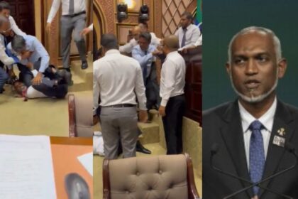 In Maldives, Muizzu's MPs were thrown to the ground in Parliament, know the reason - India TV Hindi
