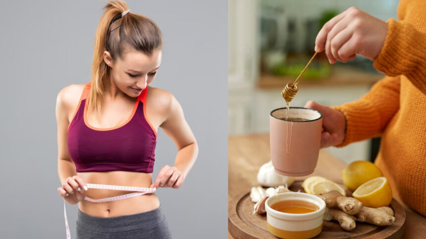 Make weight loss drink with garlic, black pepper, turmeric and basil, it is effective in weight loss.