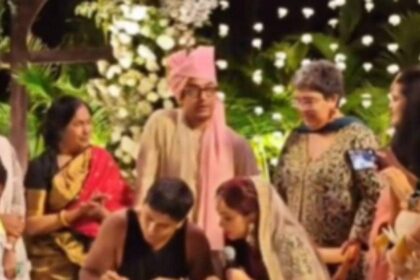 Video: You might not have seen such a wedding of Star Kid, the groom came in shorts and vest, picked up the pen and the marriage took place.