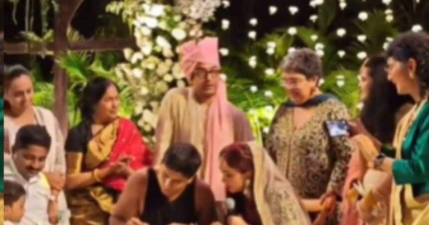 Video: You might not have seen such a wedding of Star Kid, the groom came in shorts and vest, picked up the pen and the marriage took place.