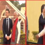 Watch Video: PM Modi gifted the model of Ram temple to French President Macron, watch video