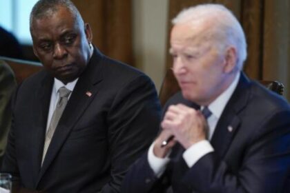 What thing did Defense Minister Austin hide from his President...which made Biden sad?