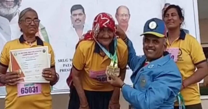 107 year old Dadi Rambai shines in Telangana, wins two gold medals in championship