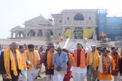 All the cabinet ministers along with the Chief Minister of Uttarakhand had darshan of Ram Lalla.