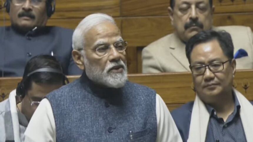 PM Modi In Lok Sabha: PM Modi said in Lok Sabha - I get strength from challenge, enumerated the important works of the government in his address, praised all the MPs, Pm Narendra modi statement in lok sabha parliament