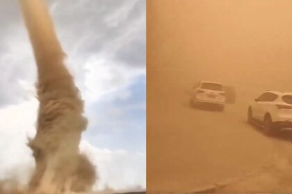 Sandstorm wreaked havoc in China, sandstorm occurred at many places, visibility reduced - India TV Hindi