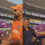 Sarfaraz's father asked Rohit to take care of his son, the captain also gave a heart-winning answer;  Watch Video - India TV Hindi