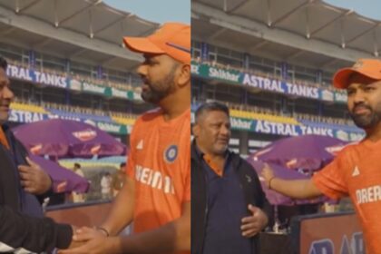 Sarfaraz's father asked Rohit to take care of his son, the captain also gave a heart-winning answer;  Watch Video - India TV Hindi