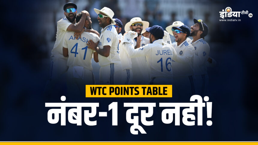 WTC Points Table: Team India has huge advantage in the points table, England's condition is very thin - India TV Hindi