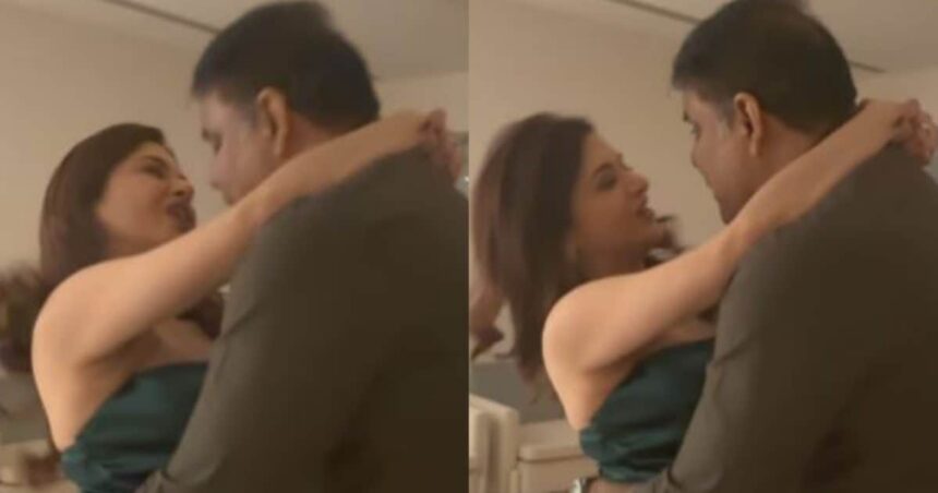 55 year old actress swinging in her husband's arms, video of the couple engrossed in romance went viral, fans said - 'CID ke daya..'