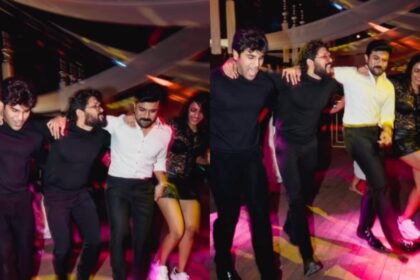 Allu Arjun danced fiercely on 'Natu-Natu' with Ram Charan, created a stir in the birthday party - India TV Hindi