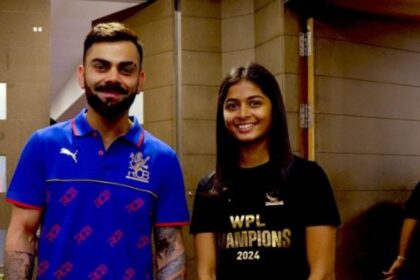 Because of him... the 'Queen' of RCB is overjoyed to meet Virat