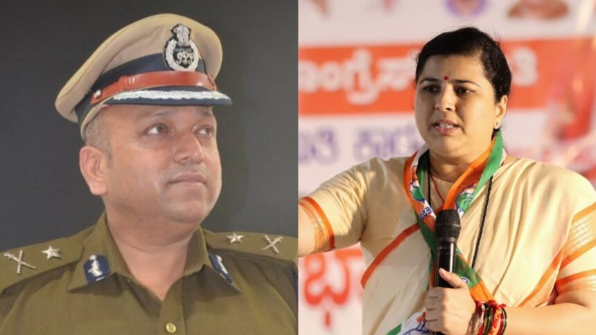 Congress gave ticket to IPS officer's wife, BJP asked EC to transfer her soon - India TV Hindi