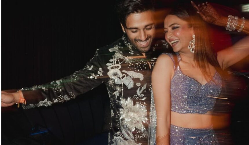 Kriti Kharbanda-Pulkit Samrat had a lot of fun at the sangeet party, the couple was seen engrossed in each other - India TV Hindi