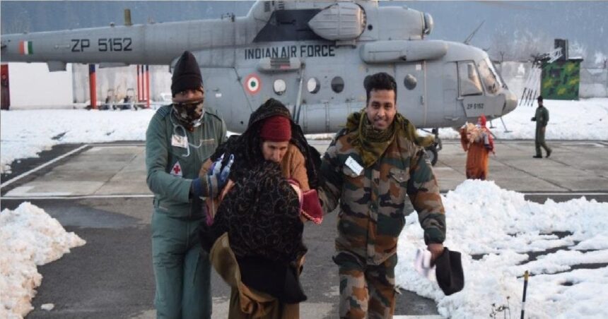 More than 300 people stranded in J&K and Ladakh, lives saved due to bravery of Air Force