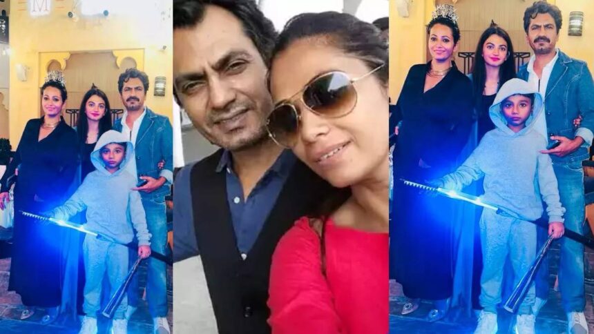 Nawazuddin Siddiqui-Alia bowed their knees in front of their children, left the fight and chose each other's support - India TV Hindi