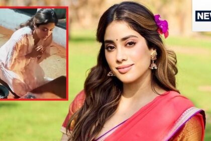 Power of devotion...Jhanvi Kapoor climbed 500 stairs on her knees, visited Tirupati in the dark to make a wish